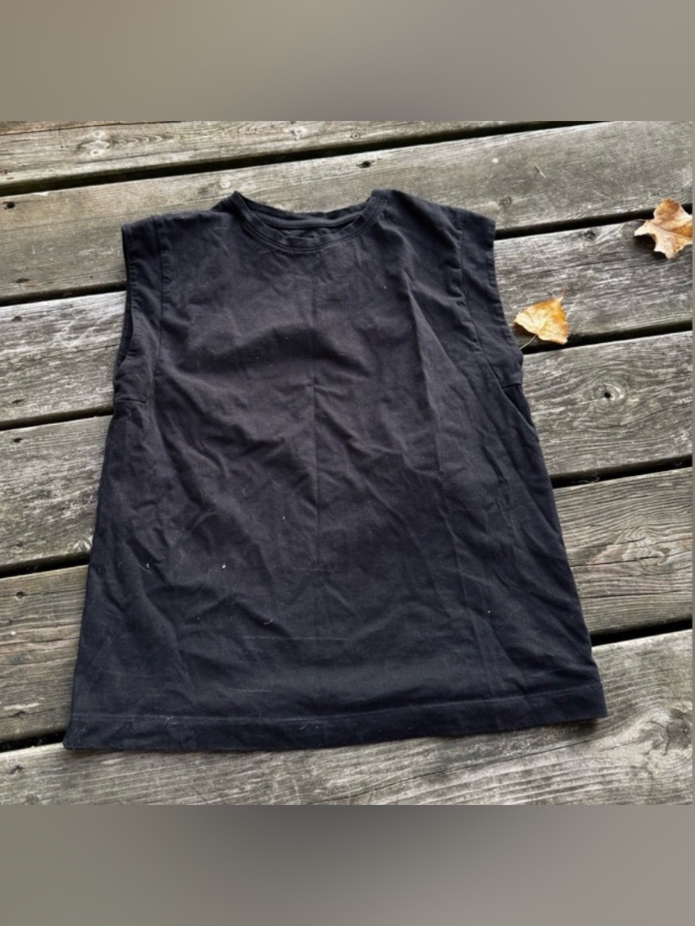 A New Day Extended Shoulder Muscle Tee